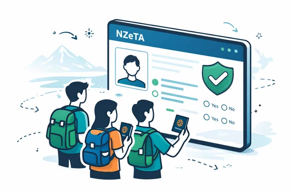 מה עונים על השאלות הרגישות בטופס NZeTA – המדריך השלם למטיילים ישראלים